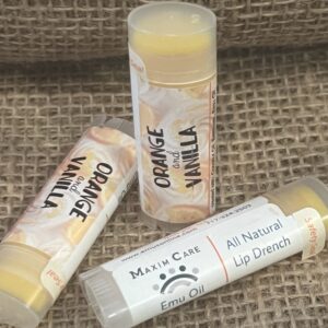*NEW MAXIM CARE LIP DRENCH ALL-NATURAL ORANGE/VANILLA